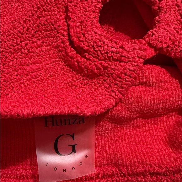 NWT Hunza G Nadine Red Bikini Set one size - Picture 8 of 8
